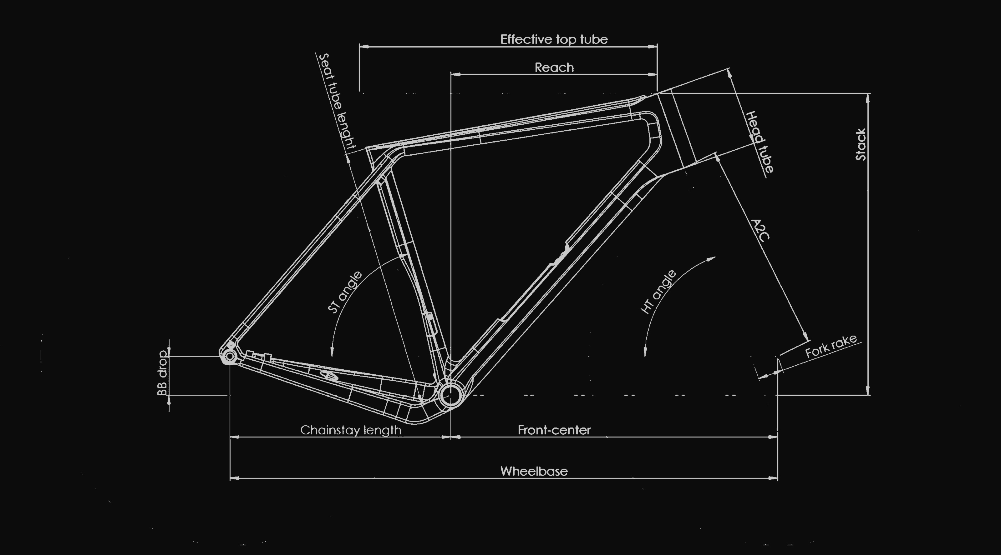 Frame Geometry Diagram