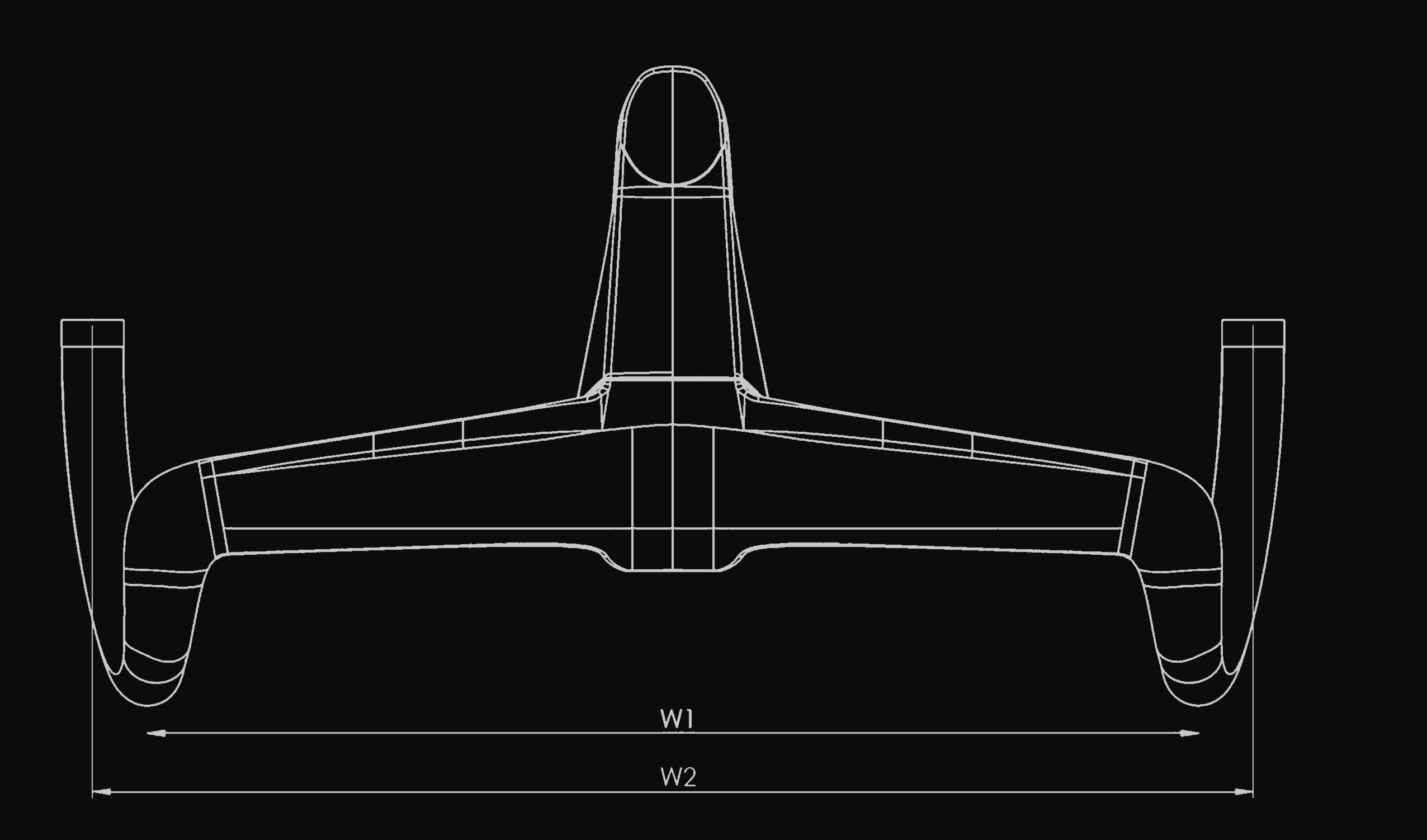 Handlebar Front View